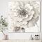 Designart - Indigold Grey Peonies I - Farmhouse Premium Canvas Wall Art